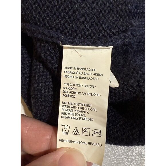 IZOD Men's 1/4 Zip Sweater Size XL Fair Isle Heavy Knit Ski Holiday Preppy - Picture 5 of 8